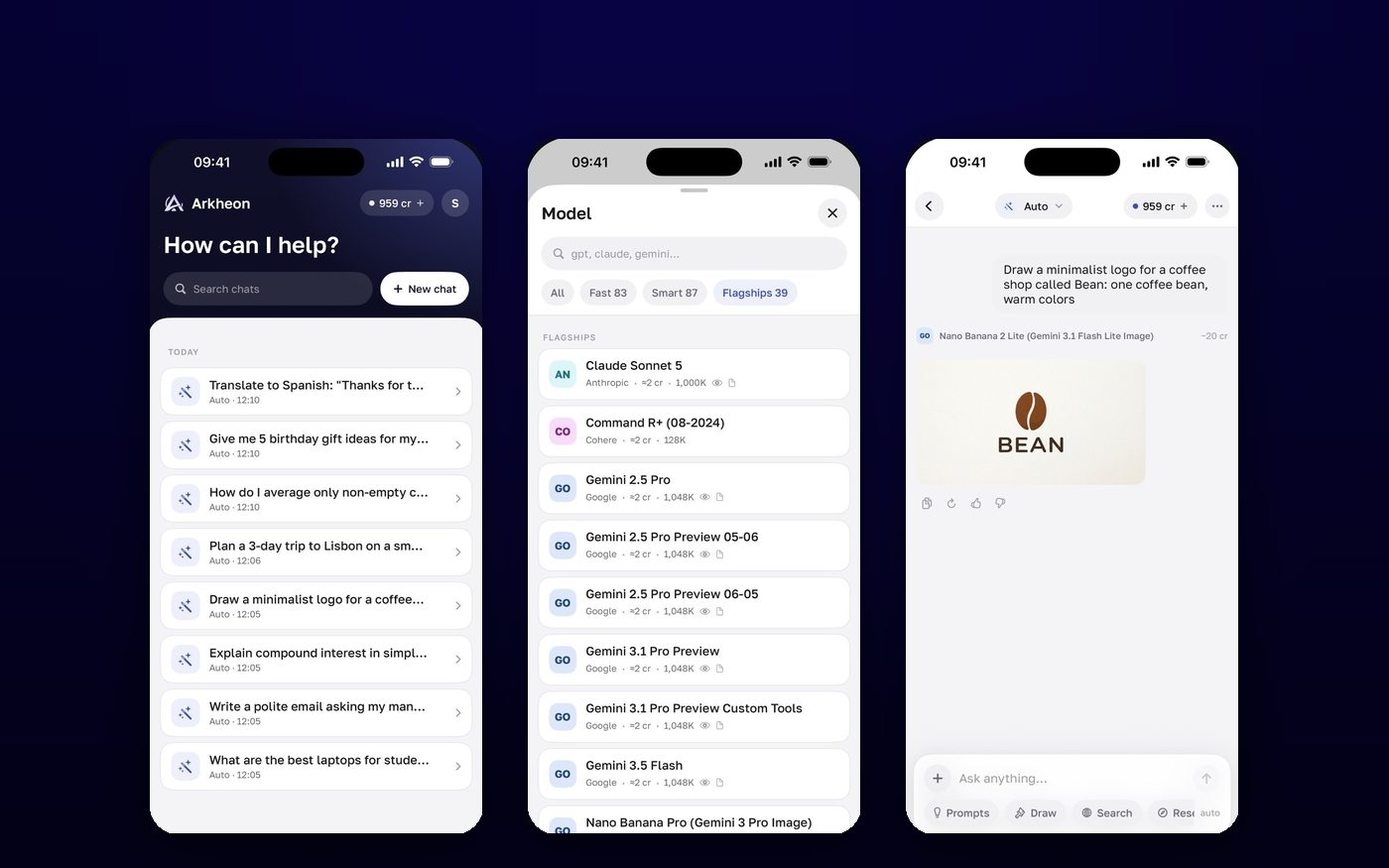 Arkheon AI — screenshot