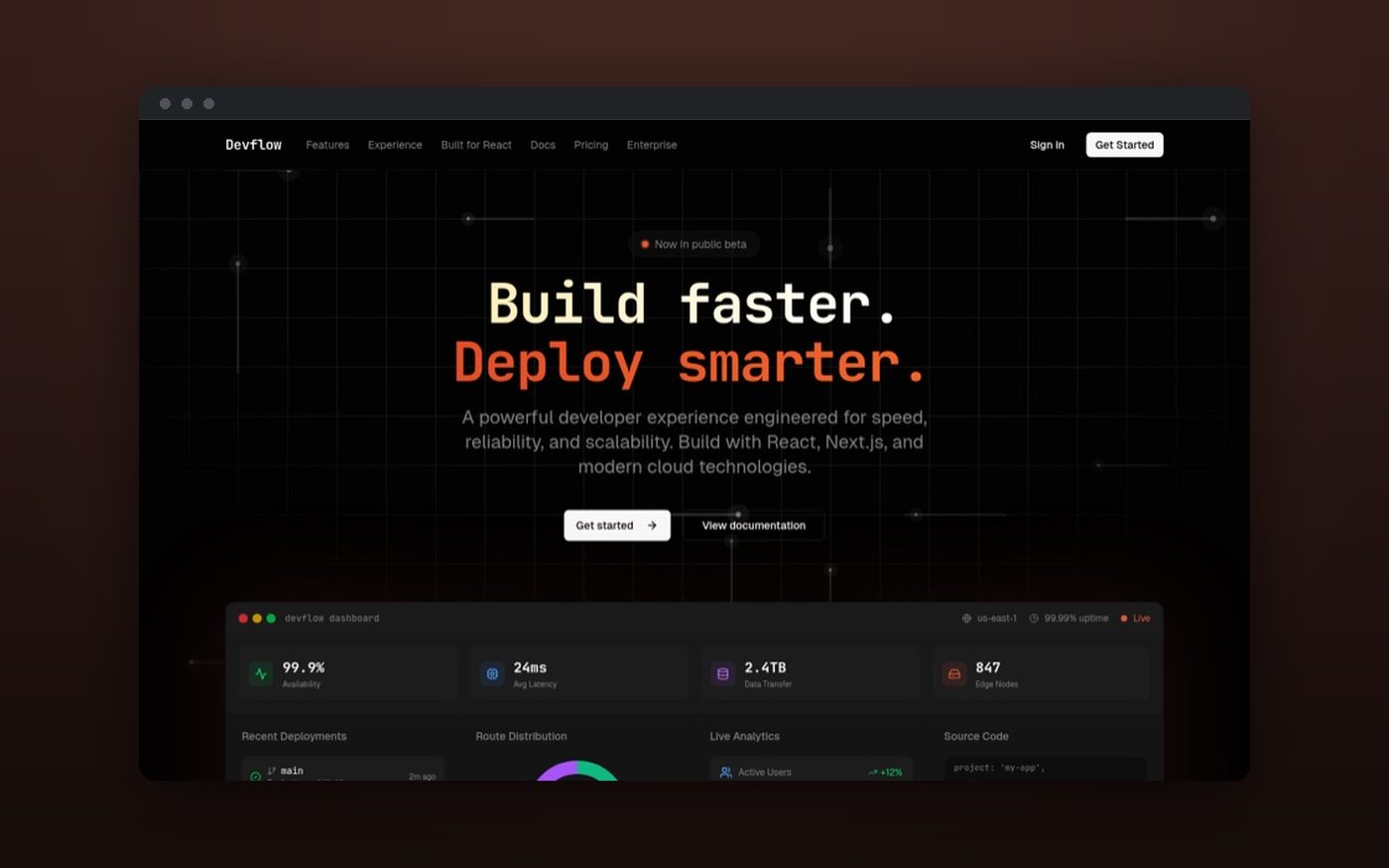 Devflow — screenshot