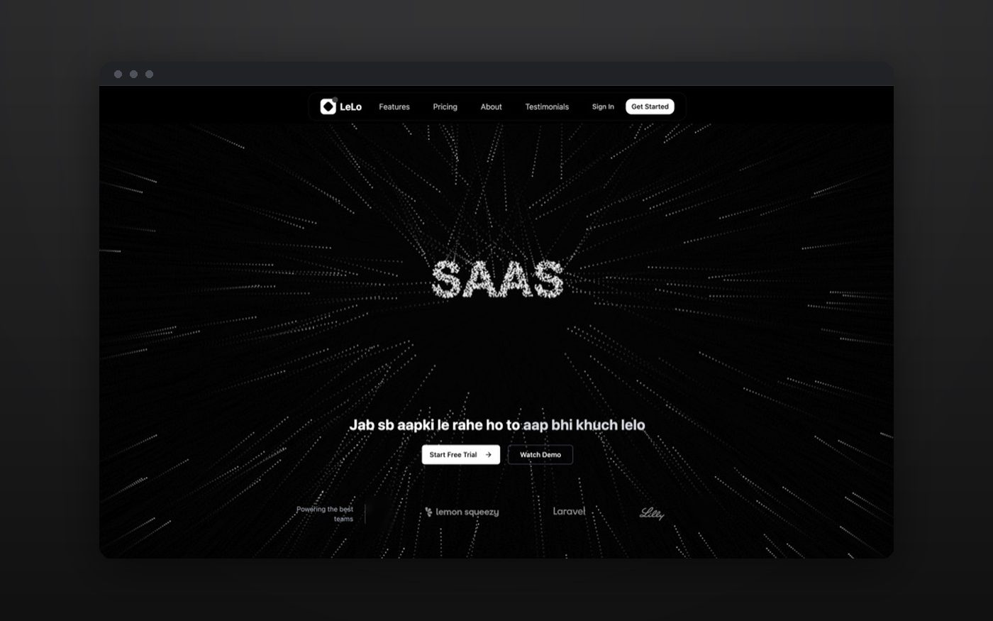 LeLo SaaS — screenshot